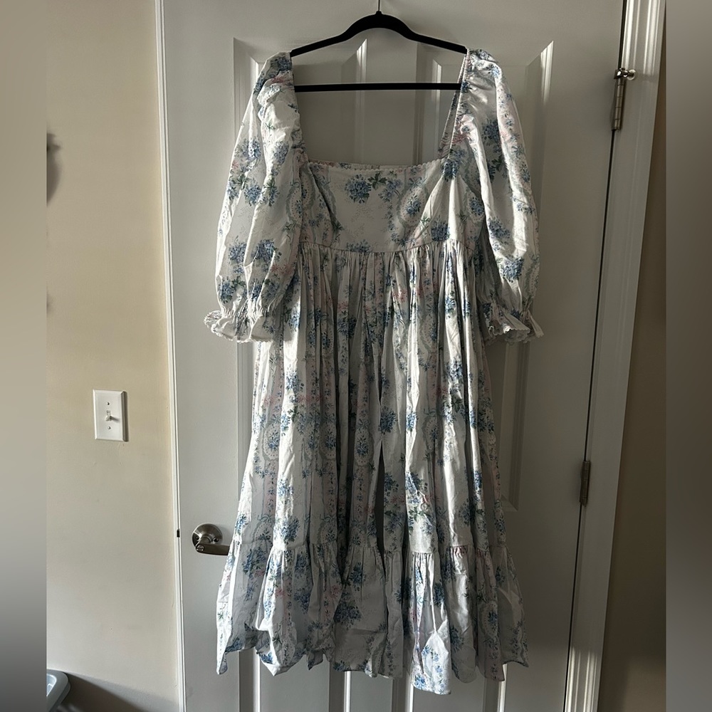 Selkie Cotton French Puff Dress